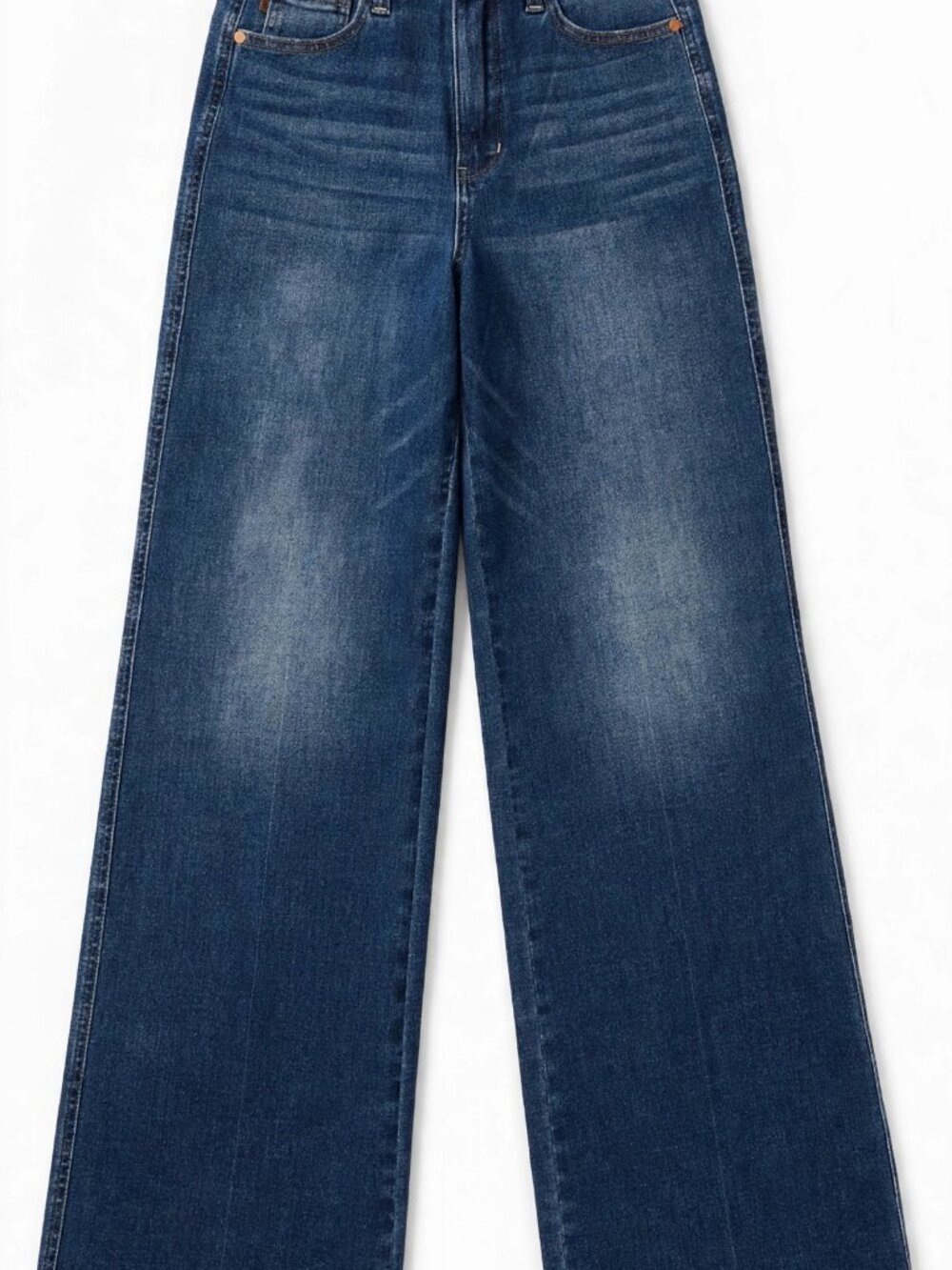 Judy Blue Retro Wide Leg Jeans 7/28 High Rise NWOT